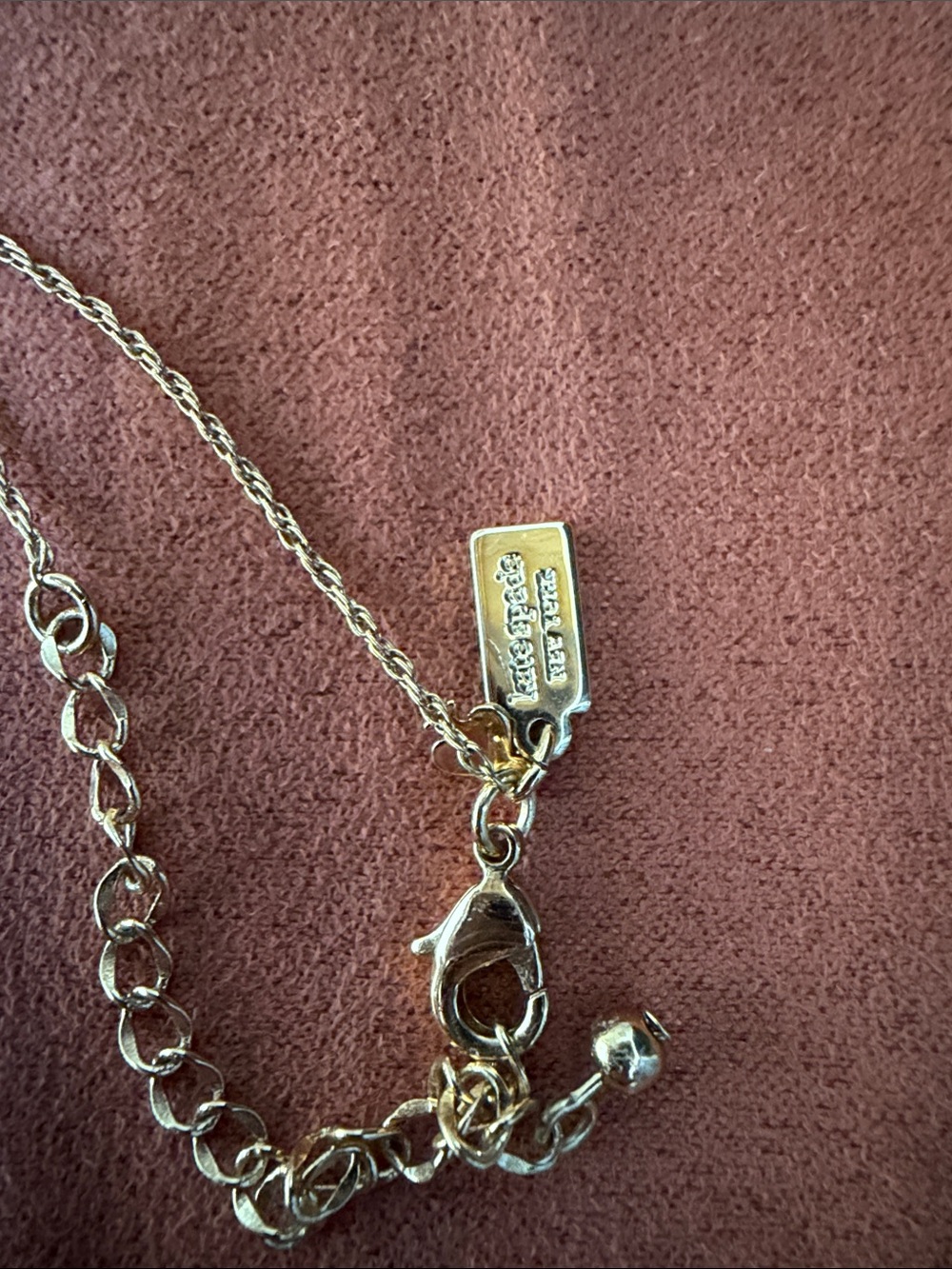 Kate spade Gold-Tone Camel Pendant Necklace for Women - Picture 3 of 4